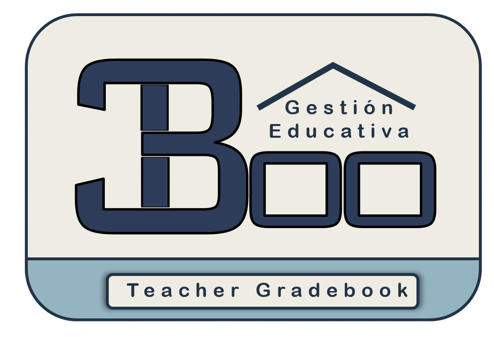 3Boo · Gestión Educativa · Teacher Gradebook